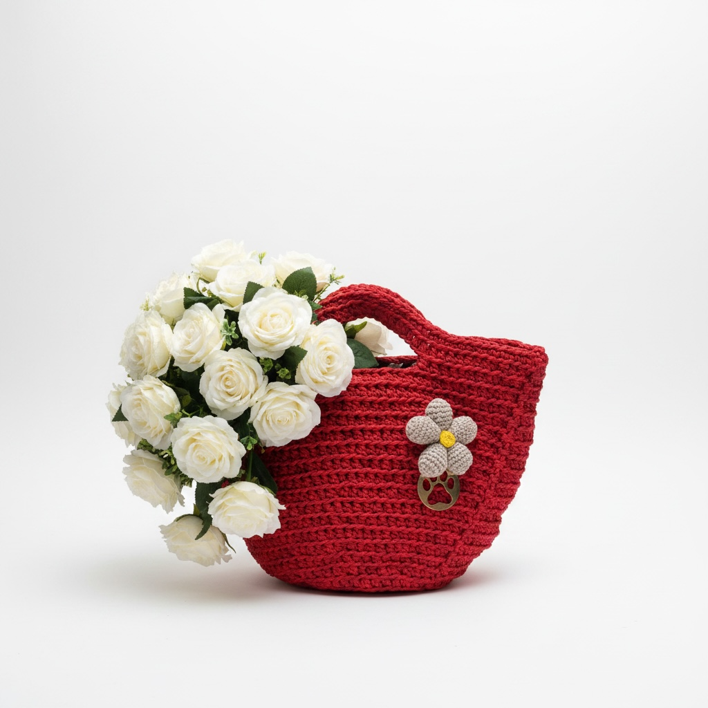 ZD Bucket Bag in Red