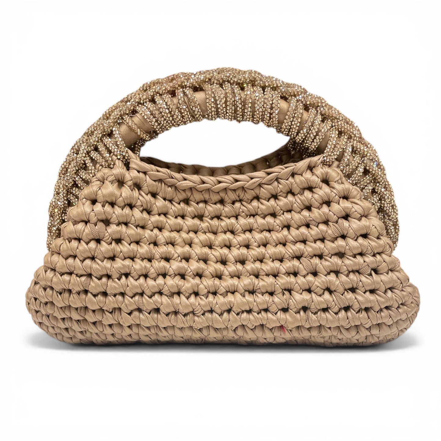 ZD Raseel Camel Clutch With Camel Rhinestone