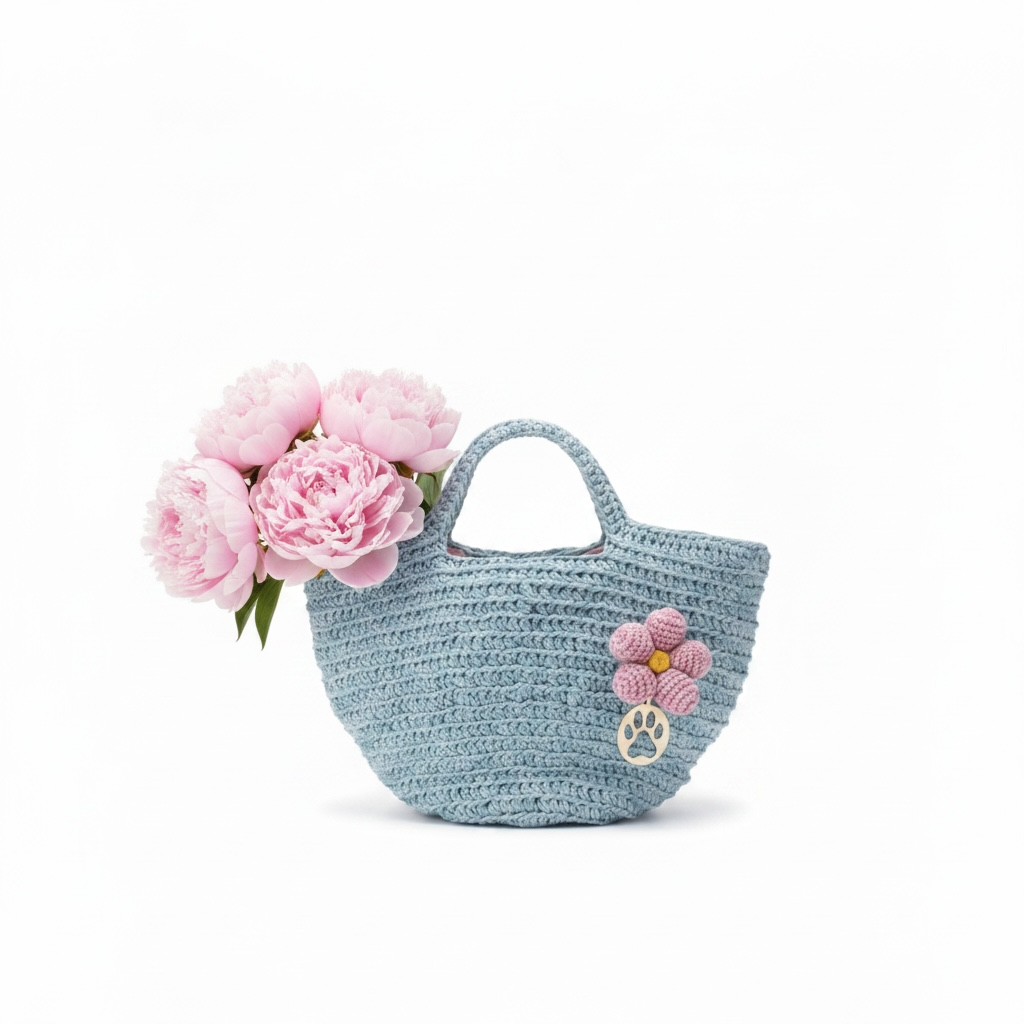 ZD Bucket Bag in Ice Blue