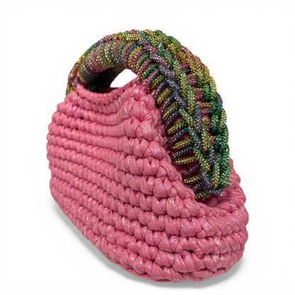 ZD Raseel Barbie Pink With Rainbow Rhinestone